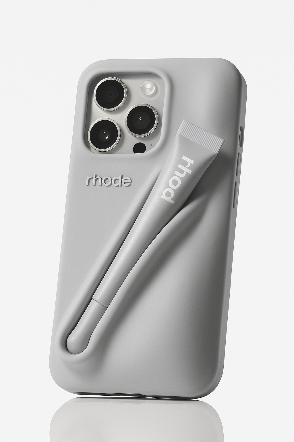 Rhode Lipstick + Case - Сив