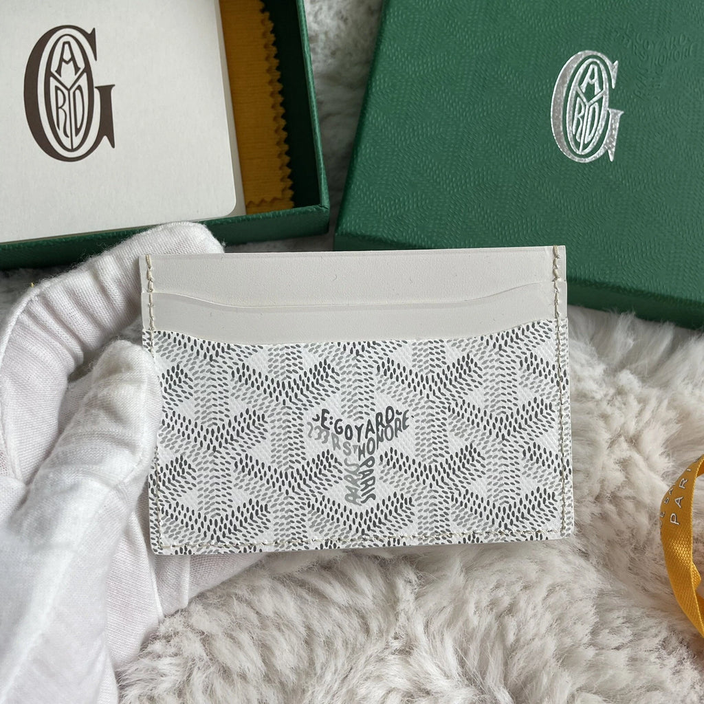 GOYARD Card Holder - White