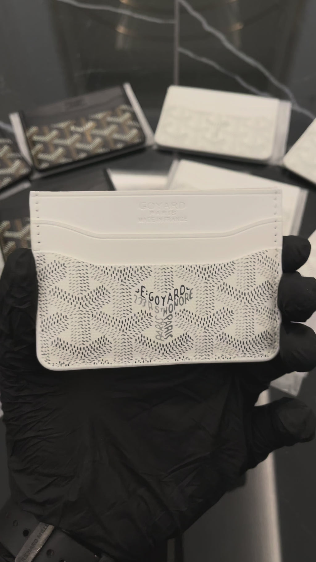 GOYARD Card Holder - White