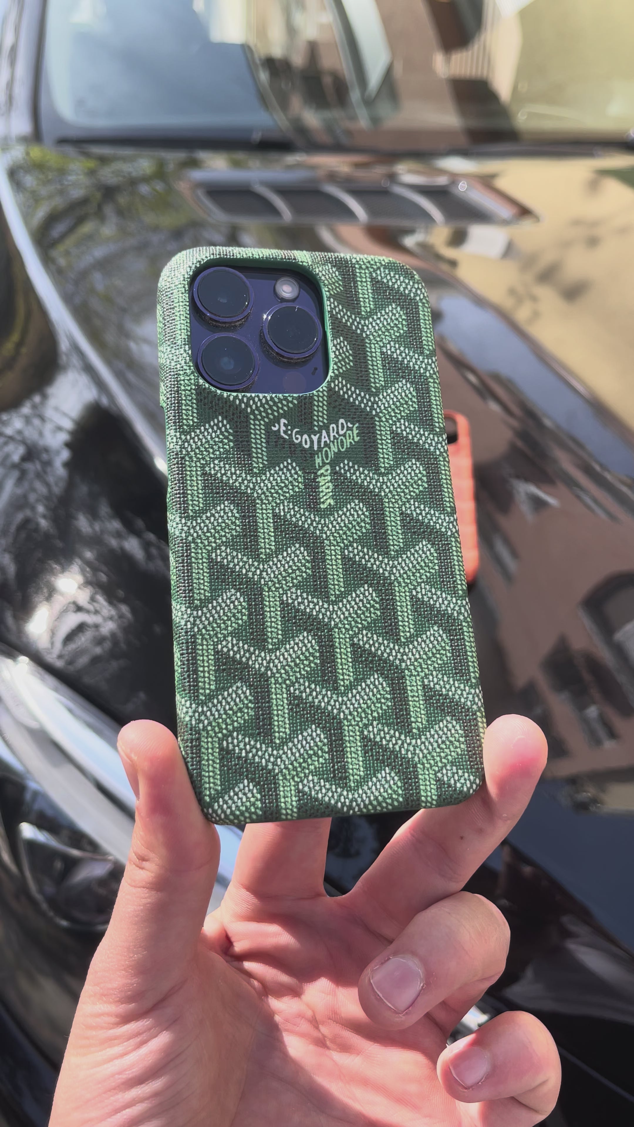 GOYARD Premium Case - Green