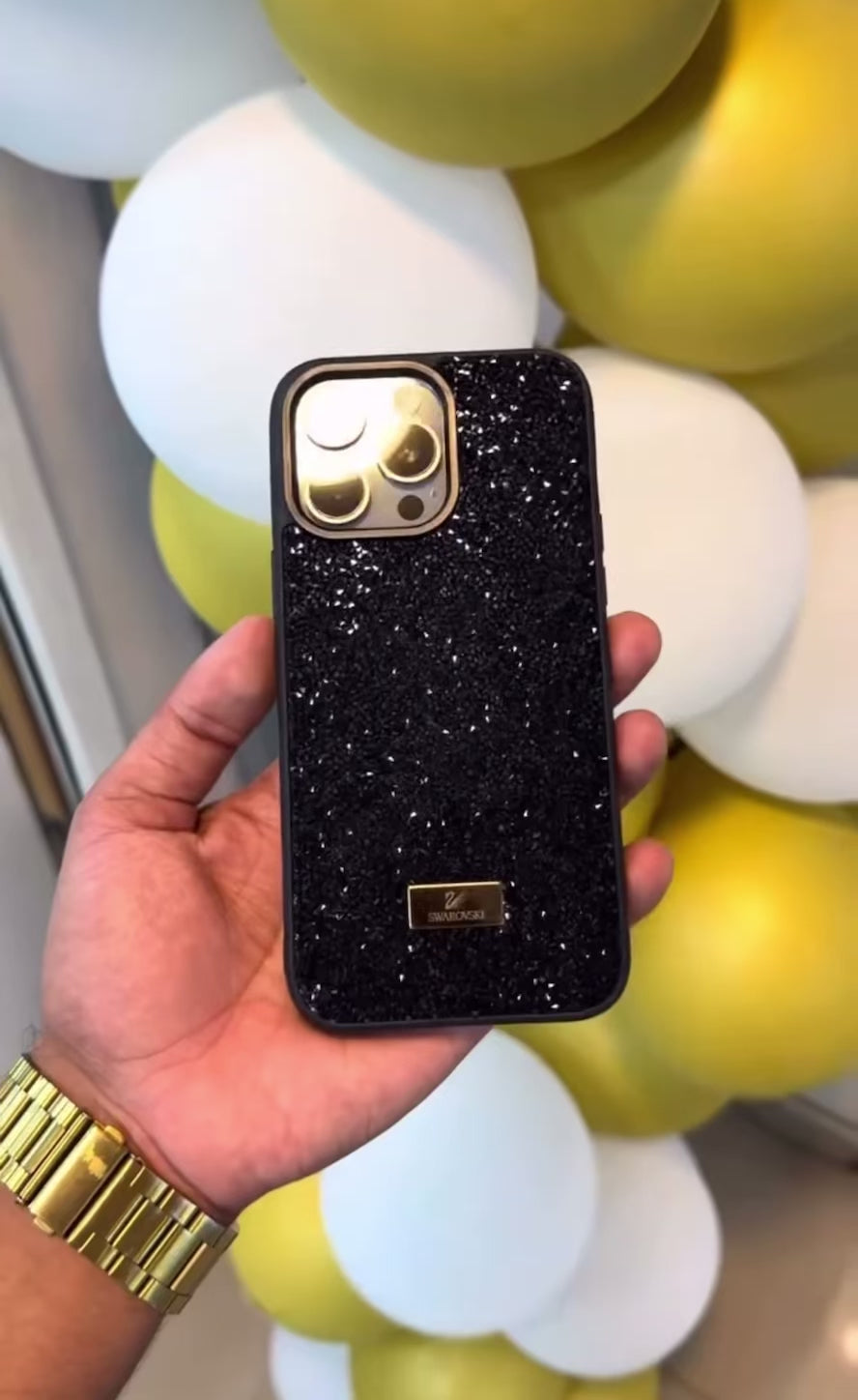 Swarovski Case Black