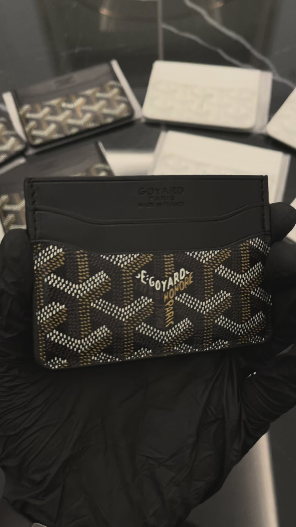 GOYARD Card Holder - Black