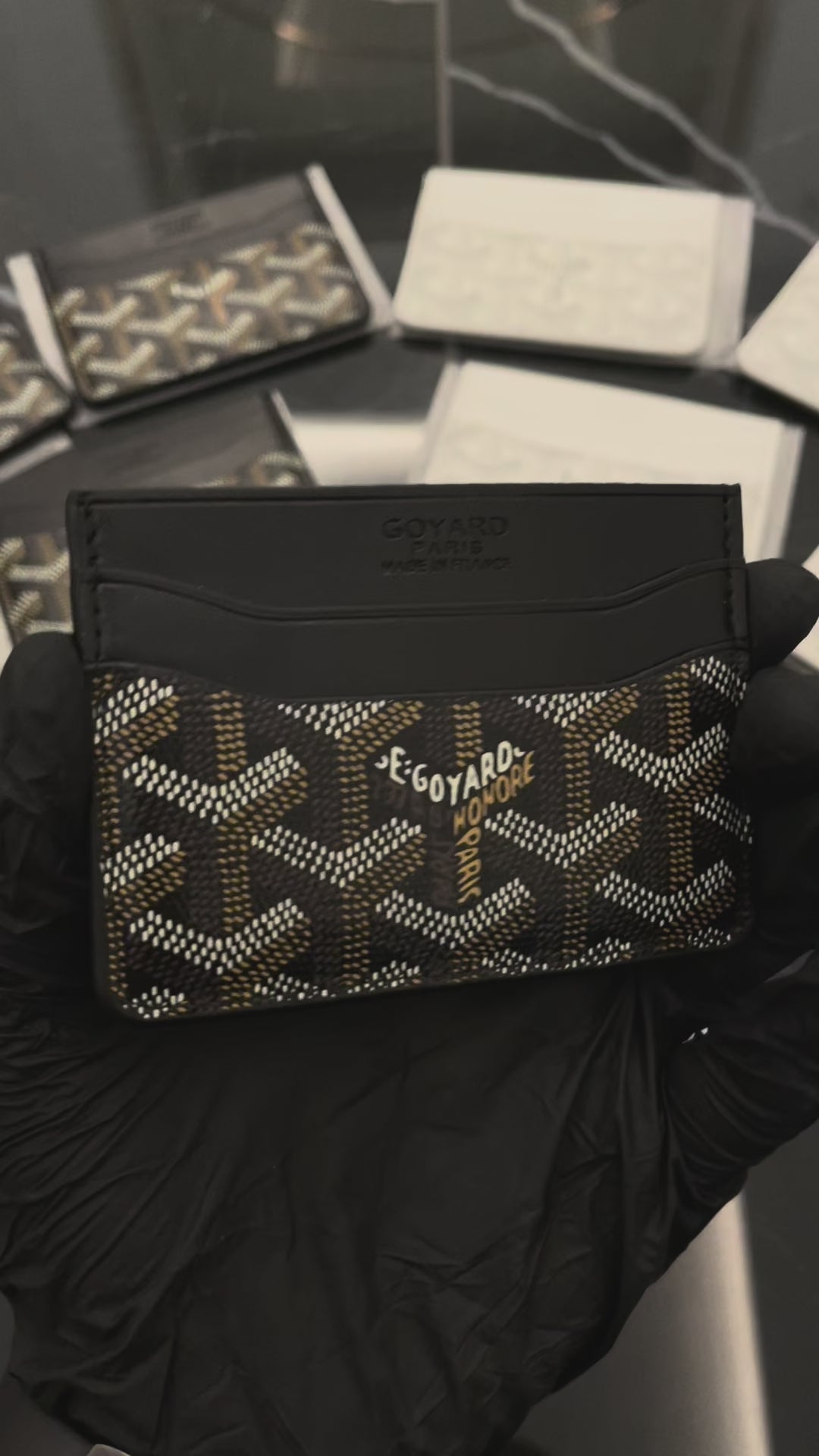 GOYARD Card Holder - Black